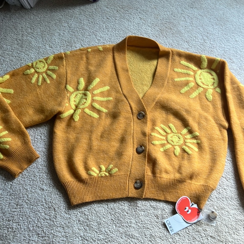 CIDER cardigan sweater NWT